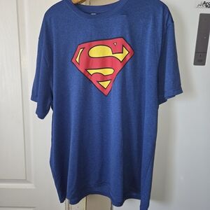 Blue Superman Logo T-Shirt